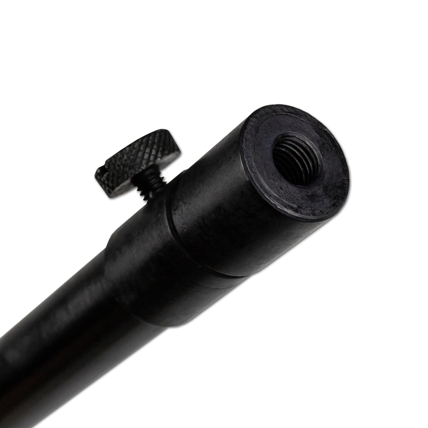 3er/4er Set Bankstick Alu Stormpole 40-70cm/60-105cm/80-140cm 19/16mm schwarz Erdspeer Erdspieß