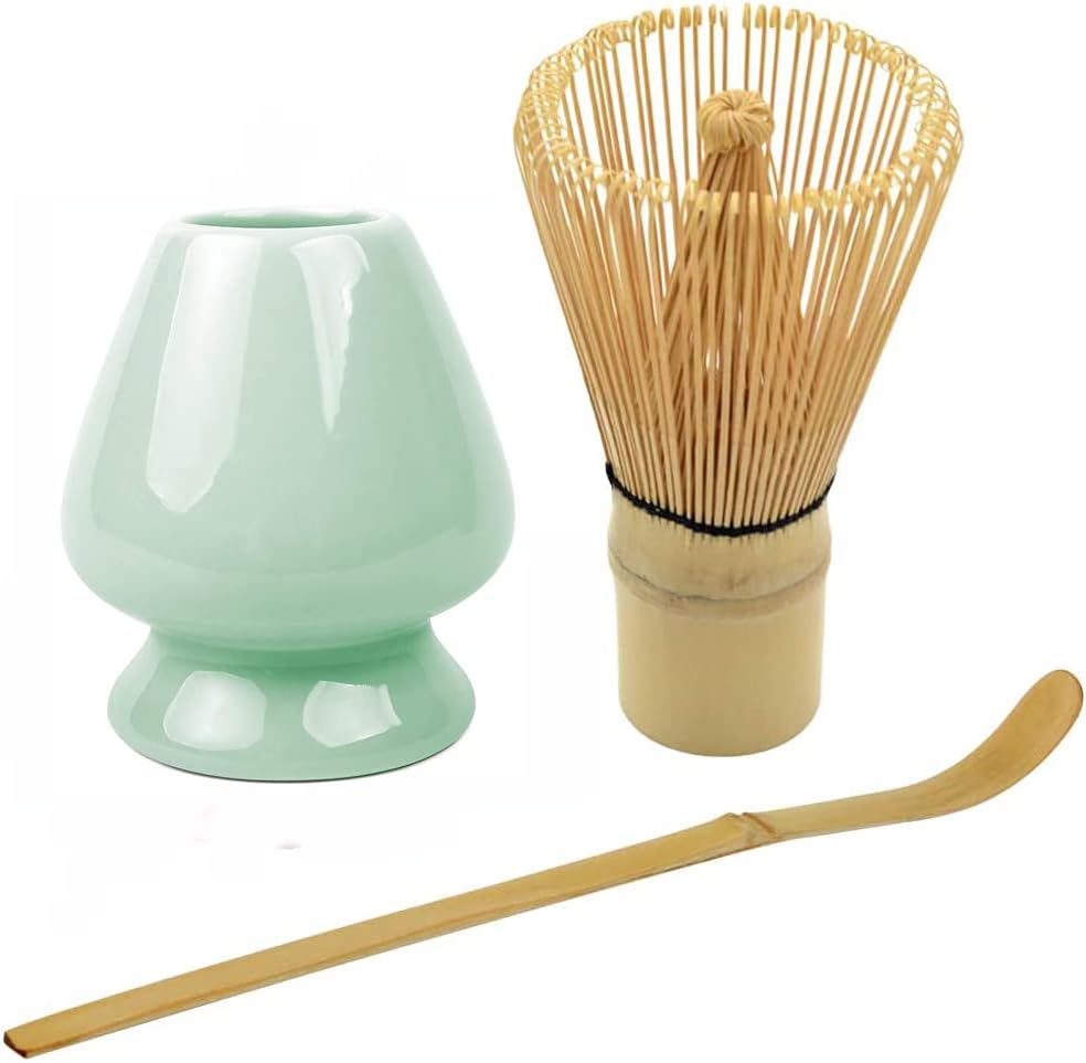 Matcha Tea Set Whisk Starter Kit by Moicha Bamboo Matcha Whisk