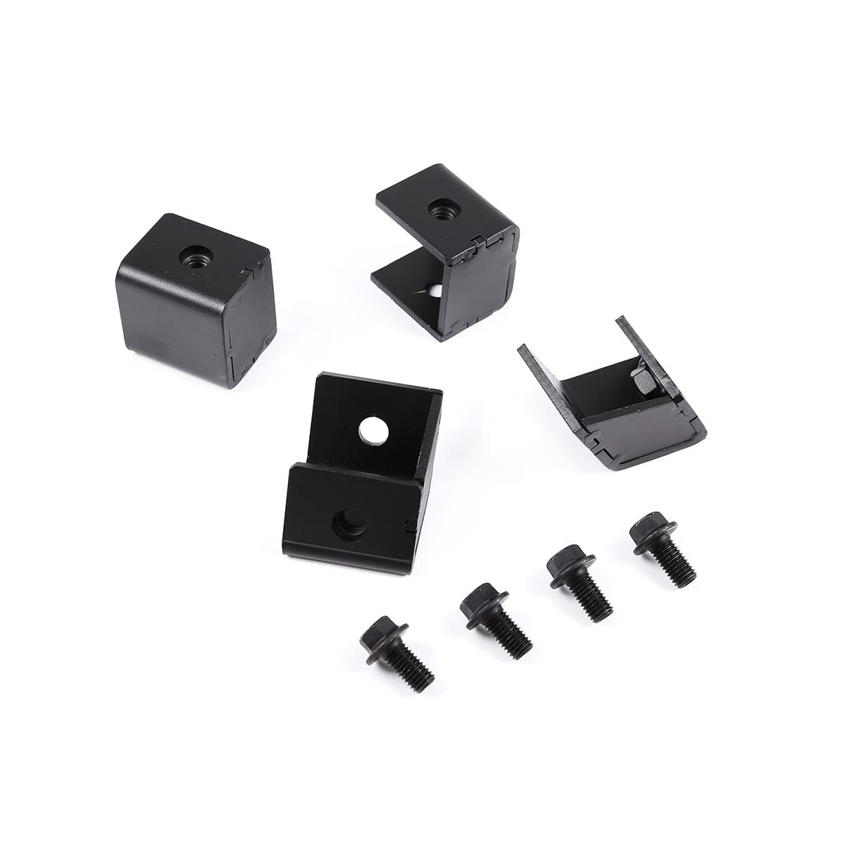 Czarny wspornik podwyższający stopę ze stopu aluminium do samochodu Toyota FJ Cruiser 2007-2021, części samochodowe, akcesoria do wnętrza