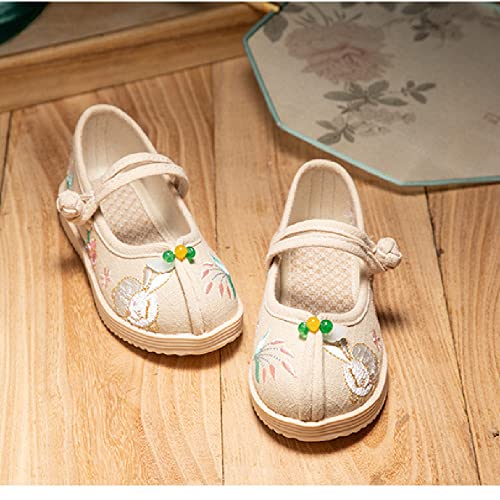 Vintage Style Traditional Handmade Cloth Shoes Girls Embroidered Shoes3
