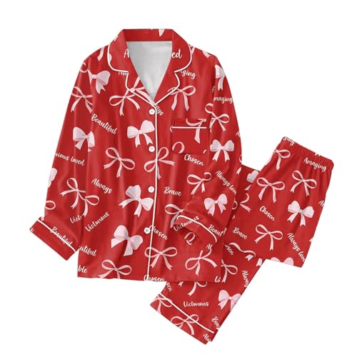 Conjunto de pijama informal para mujer ideal para San Valentín 4