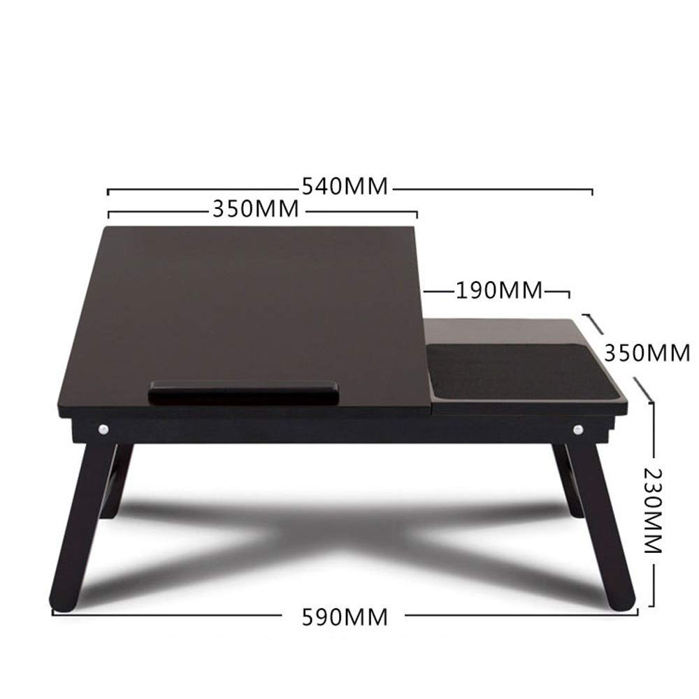Supporto da tavolo pieghevole in bambù con cassetto, versatile vassoio da letto per giochi e postazione di lavoro efficiente sul letto, perfetto per notebook e laptop