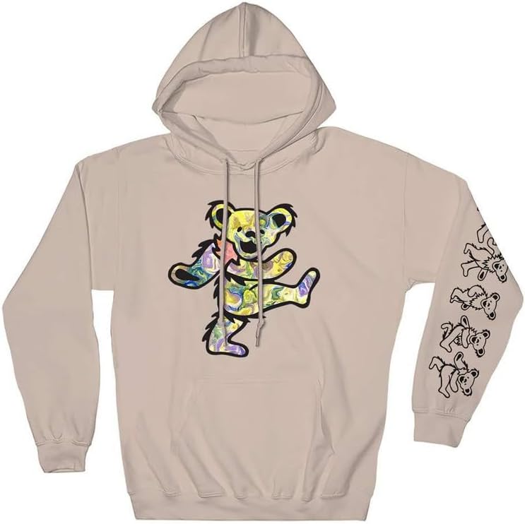 Ripple Junction Grateful Dead Men's Pullover Hooded Sweatshirt Officially Licensed