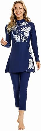 Muslim Swimsuits Full Coverage Beachwear Islamic Burkini Modest Swimwear