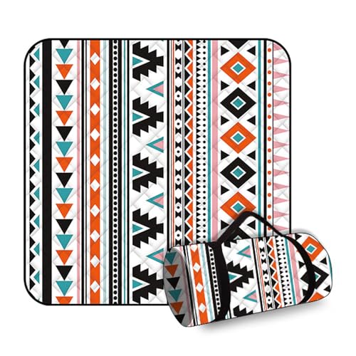 Couverture pique nique imperméable orange tapis plage léger lavable
