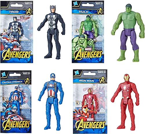 Marvel Avengers Titan Hero Series - Actionfigur Mit Fahrzeug & Raketenwerfer Für Abenteuerliche Spielstunden