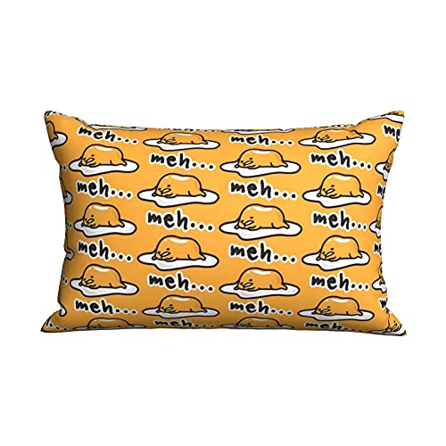 Cute Pillowcase for Hair and Skin, Queen Size (20x30 inches) Bed Home Decor Pillow Cover - Soft and Cozy Brushed Microfiber - Hidden Zipper Closure Print
