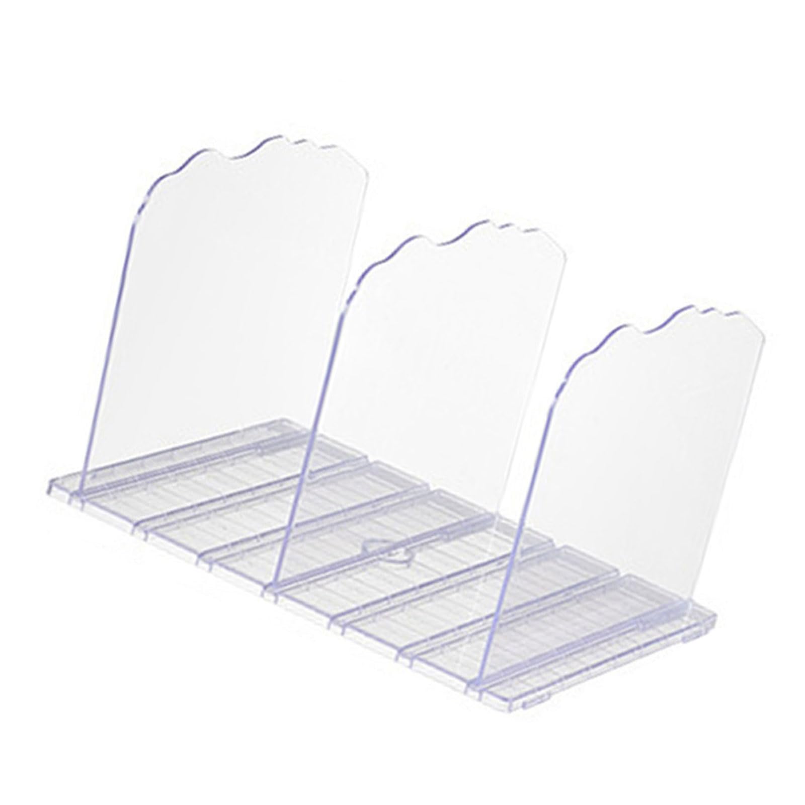 Nucelit Closet Organiser for Purses Clear Handbag Storage Rack with Adjustable Dividers Practical Bag Display Stand Acrylic Purse Divider