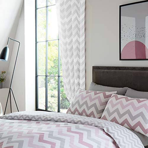 Price Right Home Rideaux Metro Chevron - Gris 54"Drop Cover