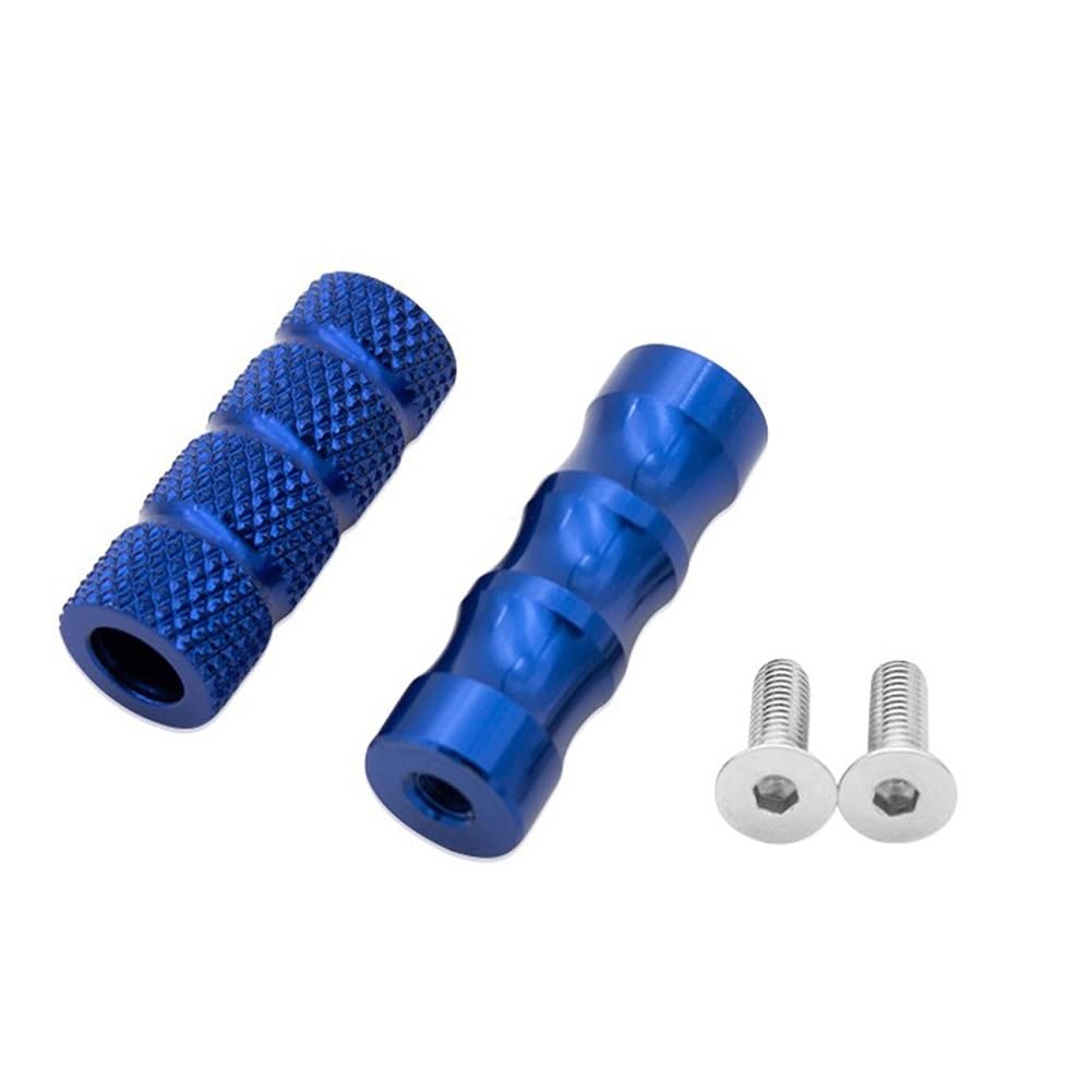 Motorcycle Gear Shift Pedal 2PCS Motorcycle CNC Universal M6 Gear Shift Lever Peg Brake Pedal Shifter Foot Pegs Motorbike Footrests Footpeg Aluminum