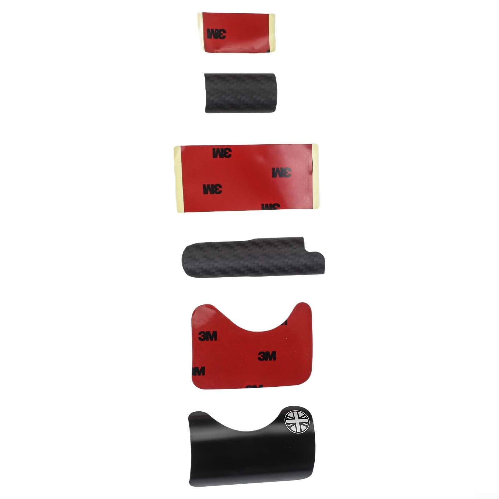 For Ultra-Lightweight Folding For Bike Rear Fork Protector Set – Aluminum Alloy & Carbon Fiber Bottom Bracket and Rear Fork Covers for Weather-Resistant,(3PCS carbon)