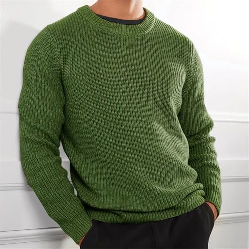 Men's Sweater Soft Warm Jersey Jumper Pullover O-Neck Knitted Casual Knitwear3
