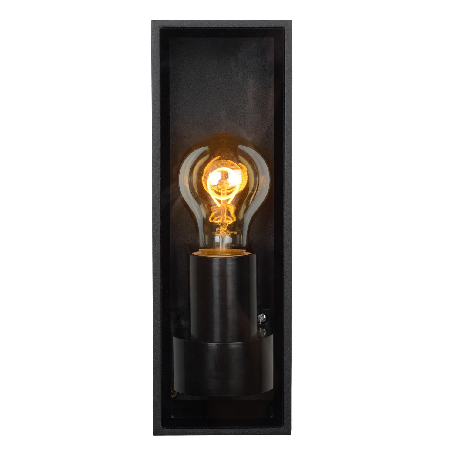 LUCIDE DUKAN - Applique murale Intérieur/Extérieur - 1xE27 - IP65 - Noir