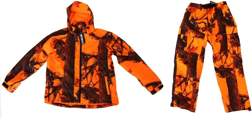 トップシューター] ライトウェイト オレンジ迷彩 ジャンパー・パンツ