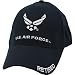 Eagle Crest U.S. Air Force Retired Baseball cap, Navy Blue, Adjustable