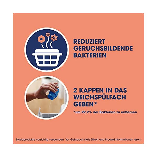 Sagrotan Wäsche-Hygienespüler Himmelsfrische – Desinfektionsspüler für hygienisch saubere und frische Wäsche – 4 x 1,5 l… – Bild 6