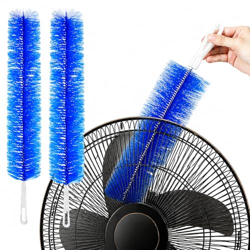 2 Pcs Zylphion Fan Cleaning Brush, Bendable Fan Cleaner Flexible