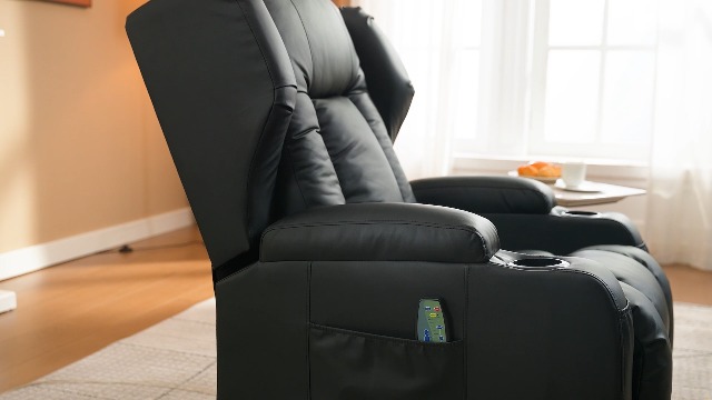 Sillón Plegable Negro Función Eléctrica miniatura 7