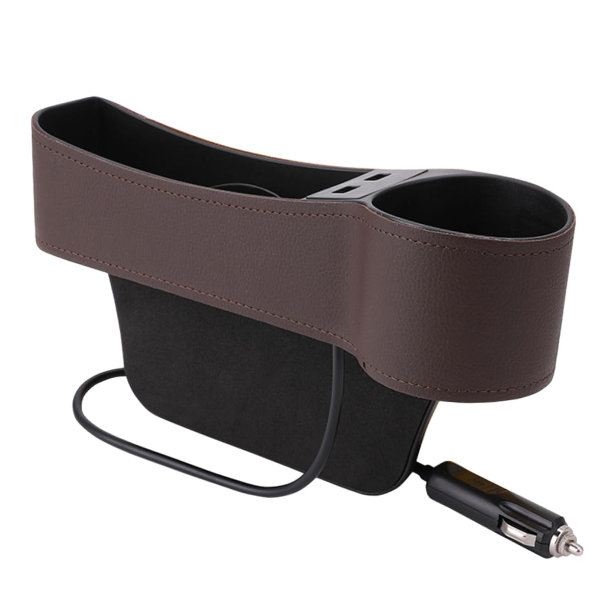 Rangement de siège auto pour smartphone et gobelet en voyage