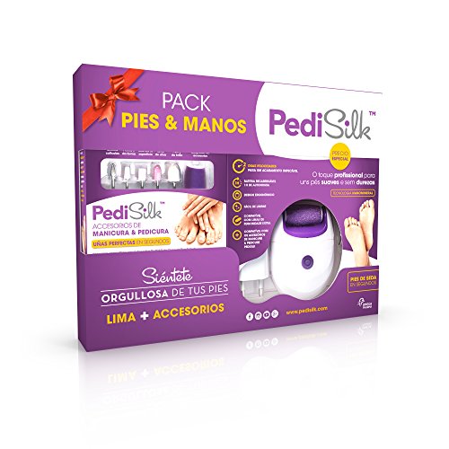 Pedisilk Pack Lima eléctrica antidurezas + Accesorios