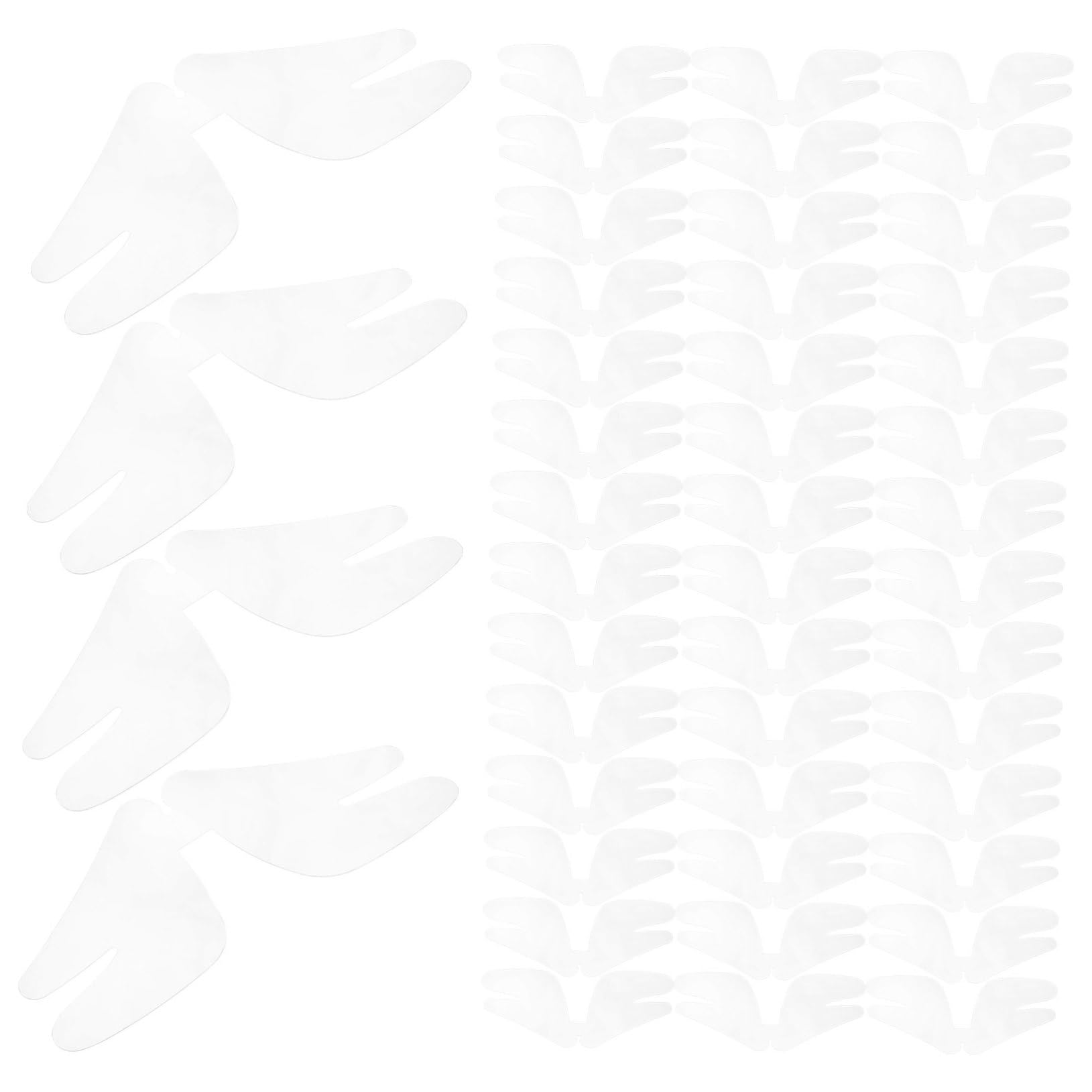 Veemoon Tirantes Transparentes Para El Cuello Refuerzo Zafle De Camisa Soporte De Cuello Para Camisas De Vestir Moldeador De Cuello Para Camisas De Hombre El Plastico