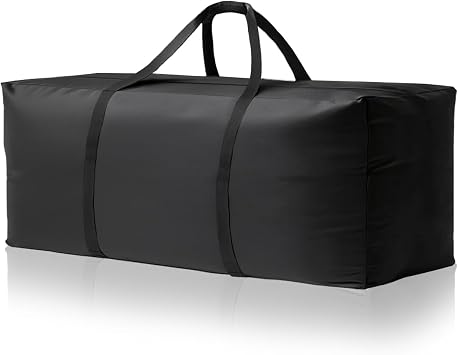 Waterproof Patio Cushion Storage Bag - 68x20x30 Inch Heavy Duty Oxford Outdoor Cushion Storage Bag, Dustproof & UV Protection for Garden Use, with Upgraded Fabric & Reinforced Zipper