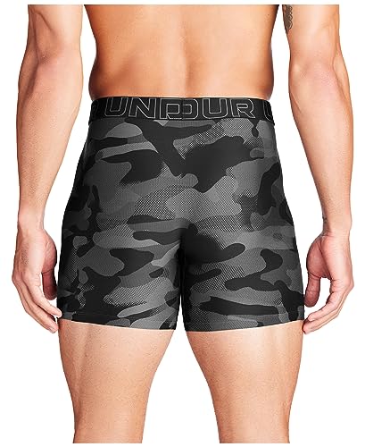 Image of Under Armour mens Multi-pack Performance Tech Boxerjock Brief, 6 inch Inseam, All-day Comfort & Soft
