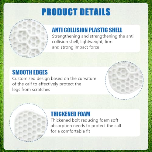 Image of PROBEROS Shin Guard 2 Pcs Silicone Honeycomb Pads for Football