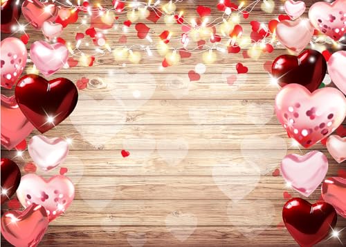 LTLYH 7x5ft Valentine's Day Backdrop Valentine's Day Decorations Banner Valentines Mother's Day Backdrop Bridal Shower Wedding Party Supplies 246 by LTLYH - Used condition - US$5.57