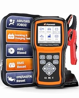 2026 FOXWELL NT630 Pro 2-in-1 ABS SRS Scan Tool & Battery Tester, Upgraded from NT630 Plus, OBD2 Scanner with 12V Battery Load Analyzer(100-3000CCA), ABS Bleed, BMS/Oil/SAS/EPB Reset, Live Data