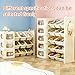 Toy Storage Organizer with 4 Drawers and 10 Bins, 4-Tier Bookshelf with Removable Storage Bins, Cute Bear Cartoon Design, Sturdy Organizer for Playroom, Nursery, Classroom