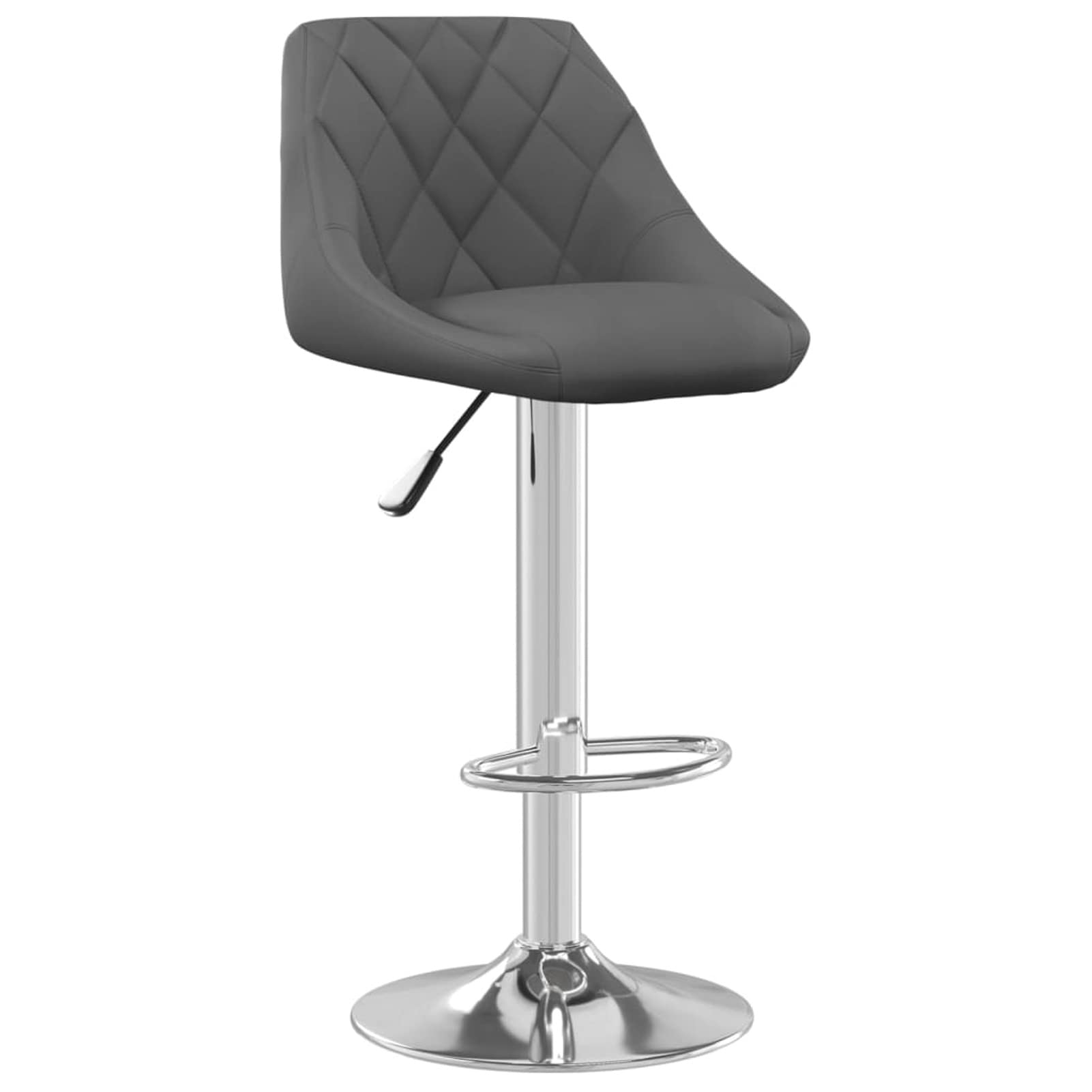 Homgoday Taburetes de bar, 2 unidades, color gris oscuro, de terciopelo, silla de oficina, silla de oficina, silla de escritorio, para salón o dormitorio