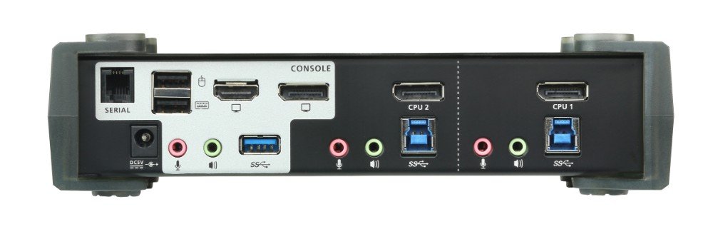 Aten USB 3.0 Hub with DCI K Supported 2 Port USB DisplayPort MST KVMP Switch cs1922 m