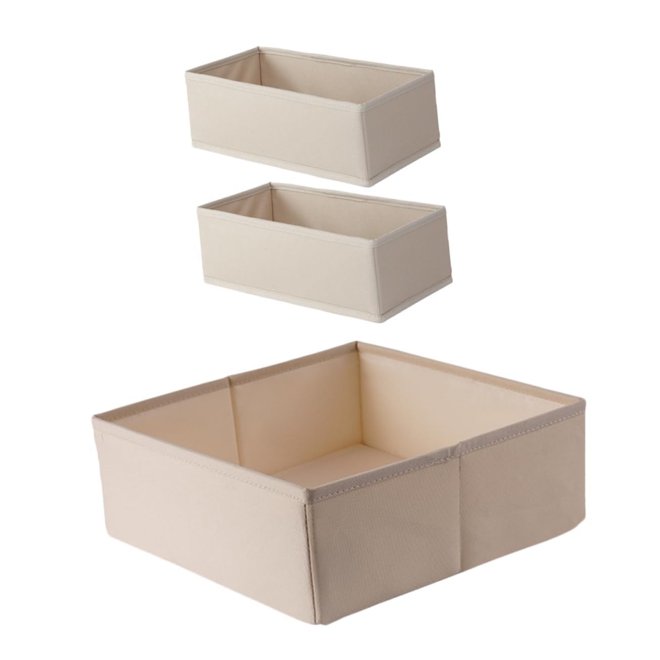 3piezas Organizador De Ropa Interior Cajón Compartimentos Para Calcetines y Sujetadores Almacenamiento Ordenado