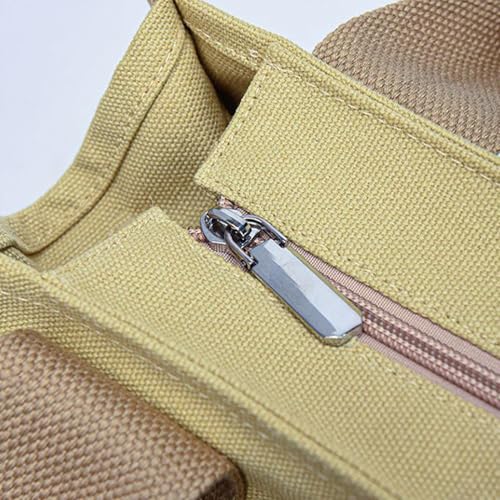 Bolsa de lona resistente con correa de hombro para ir de compras con total comodidad 7