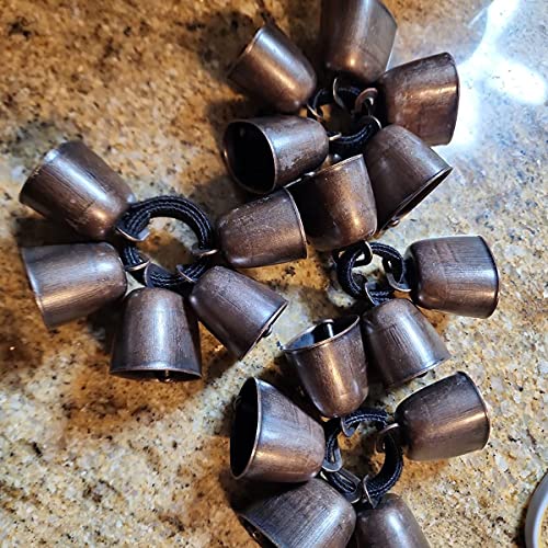 TIHOOD-18PCS-Copper-Bells-Brass-Small-and-Large-Farm-Animal-Bells-for-Horses-Cattle-Sheep-Goats-Green-and-Red-Bronze-Loud-Long-Distance-for-Christmas-Decoration TIHOOD 18PCS Copper Bells Brass Small and Large Farm Animal Bells for Horses Cattle Sheep Goats Green and Red Bronze Loud Long Distance for Christmas Decoration
