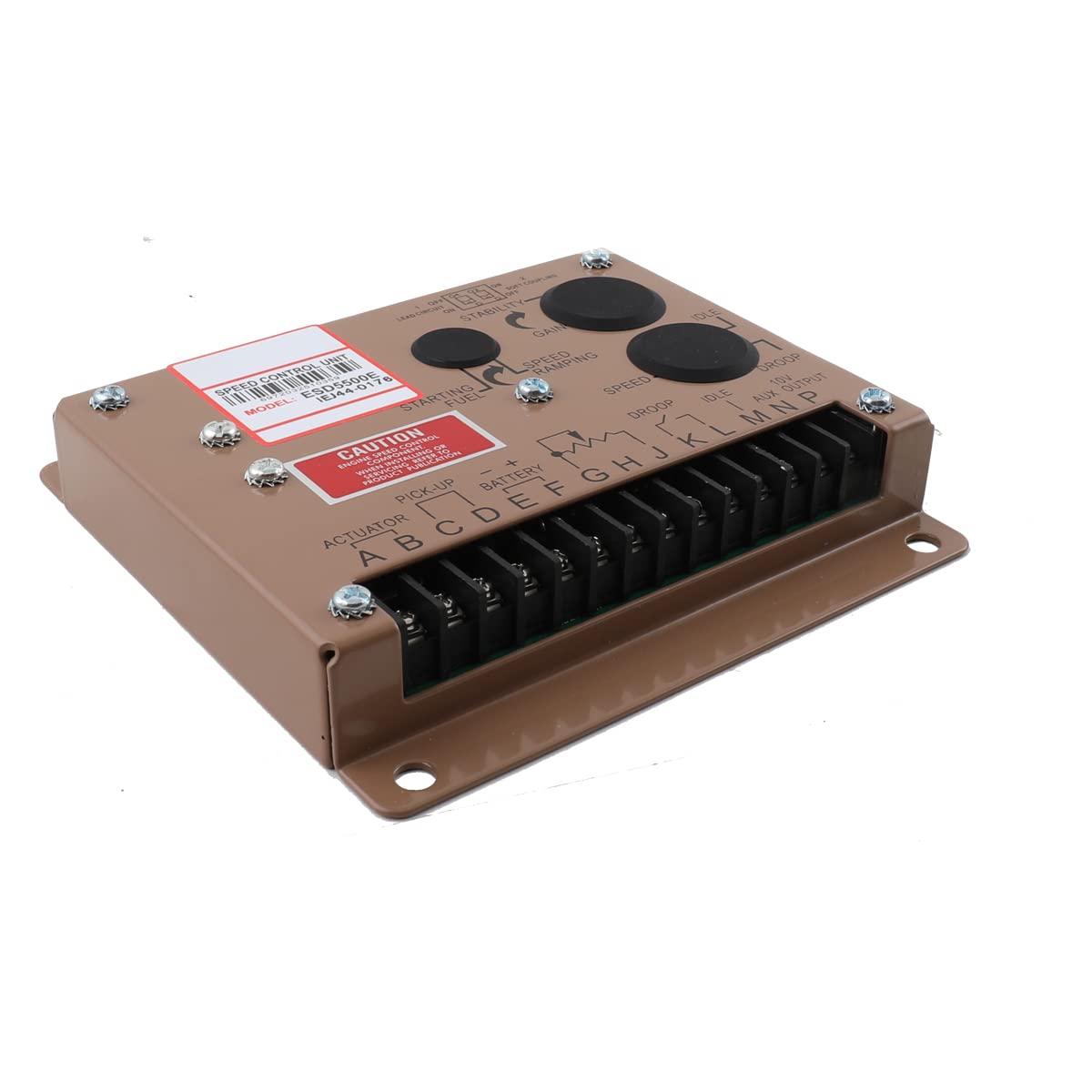 ESD5500E Motordrehzahlregler – Elektronischer Generator-Regler, 1-7,5 KHz, Mit Leerlauf- & Droop-Einstellung