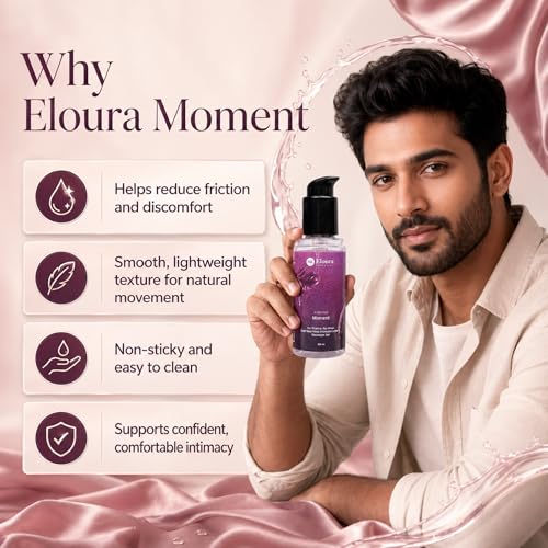 Image of Moment Water Based Lube for Men - 100ml, Pack of 2 | Fertility Friendly Lubricant Gel | pH Balanced, Non-Sticky & Stain Free | Silicone & Paraben-Free | Dermatologically Tested Lubricant Gel