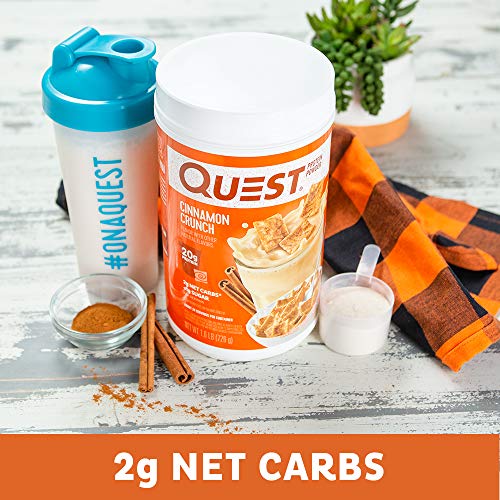Quest Nutrition Cinnamon Crunch Protein Powder, High Protein, Low Carb, Gluten /Soy Free, 25.6 Ounce (Pack Of 1) #TOP3