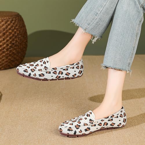 Image of feabtonbd Loafers for Women Comfortable Breathable ShoeCasual Slip On Womens Driving Flats Shoes