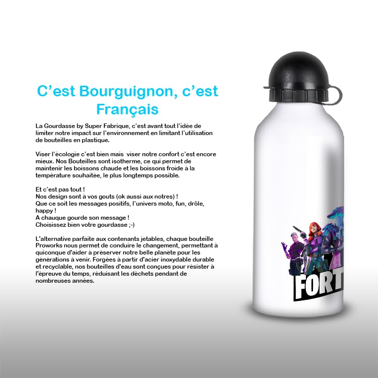 SUPER FABRIQUE Trinkflasche Aluminium Oder Edelstahl – 330-750 Ml, 24h Temperaturhaltung, Mit Karabiner