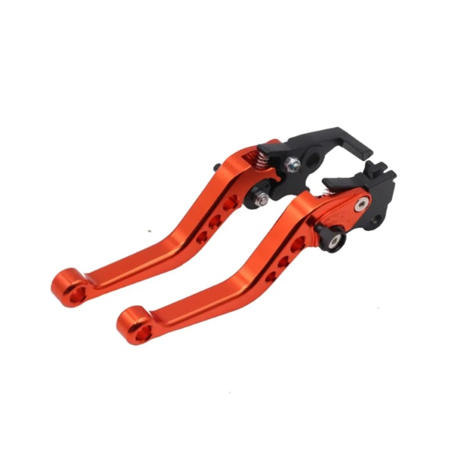 Ywqjiopm Orange Motorcycle Brake Clutch Lever Motorcycle Brake Handle Motorbike Handle Adjustable Modification Universal Clutch Levers