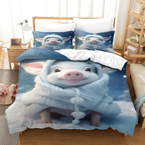 Housse de couette hypoallergénique pour lit king size peau sensible - 3