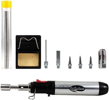 GoSystem Micro Tech Pen Torch Kit, Silver