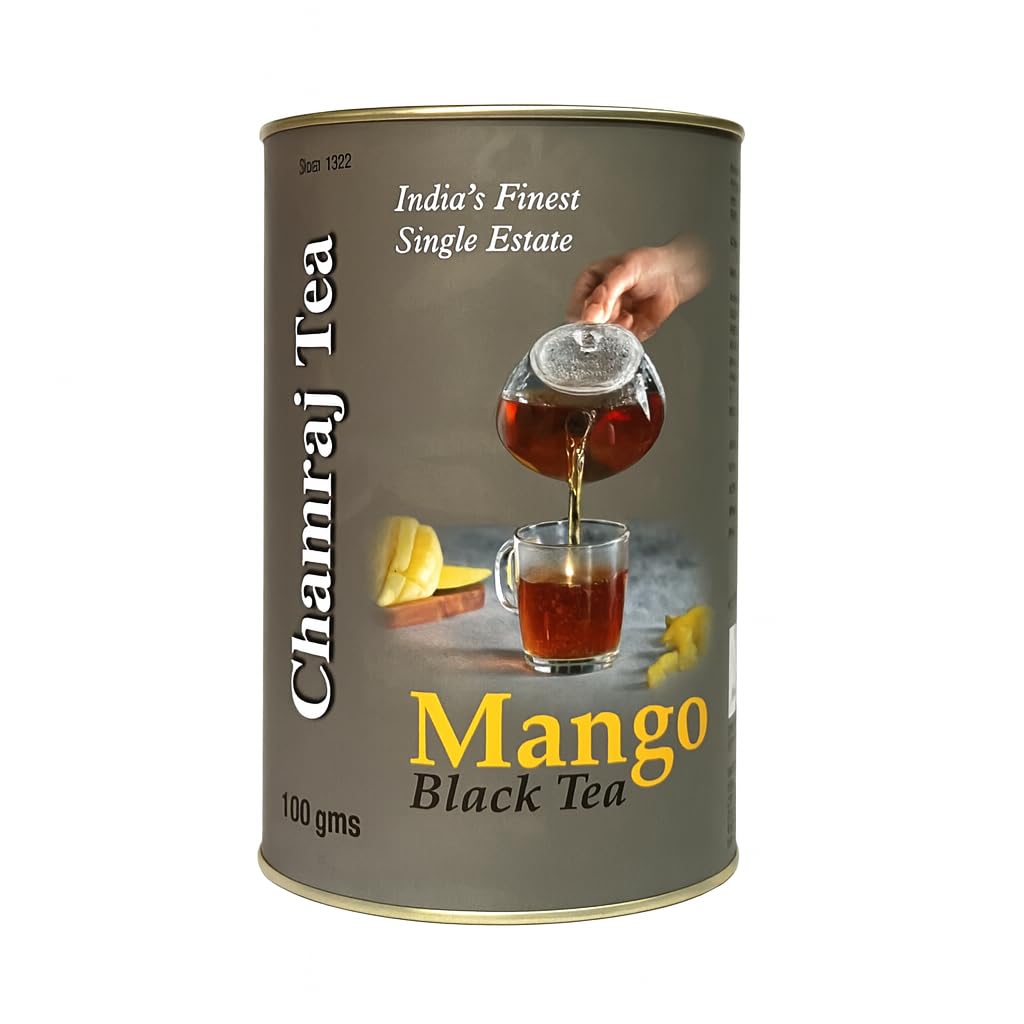 HONEYBEE TEA | Mango Black Tea 100 g | Pack of 1 | Total 100 g | India's Finest Single Estate Nilgiri Tea