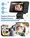 Elzeeo Wireless Baby Car Camera with 1080P Advanced Night Vision and 32H Battery, No Wi-Fi Needed Easy Setup Car Baby Monitor with Video Recording Adjustable Angle, Newborns Travel Essentials Gifts