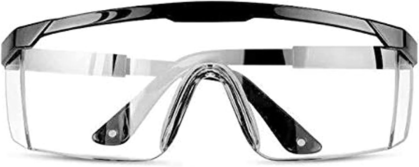 Transparent Safety Goggles - Clear Lens