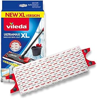 Vileda Ultramax Power Wkład do Mopa, Biały/Czerwony, XL