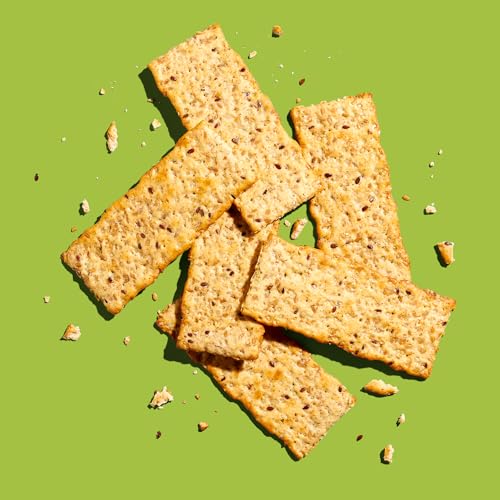 Image of Back to Nature Multigrain Flatbread Crackers, Non-GMO, Plant-Based Snack Cracker, Made with Wheat Flour & Whole Grains, Snack Happy, 5oz Box (Pack of 2)