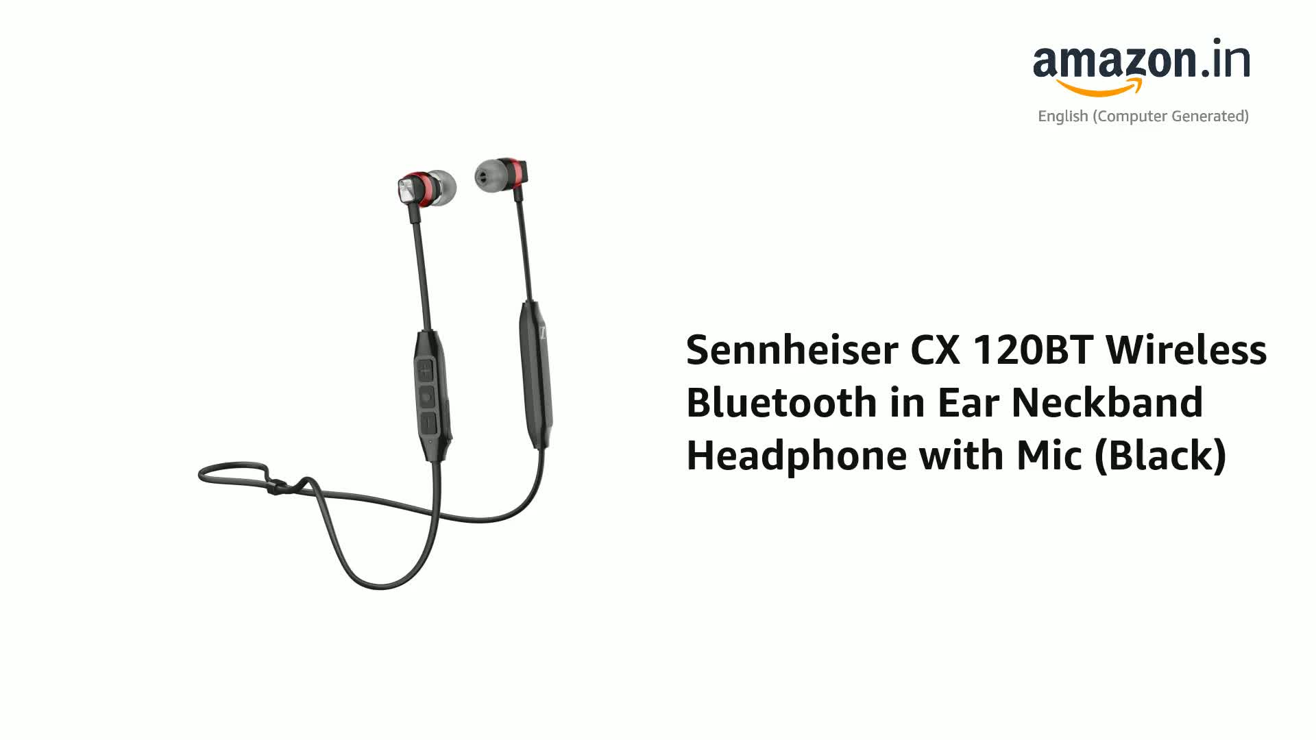 Sennheiser CX 120BT Wireless Bluetooth 